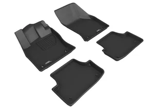 3D MAXpider Kagu Floormats For 15-20 Audi A3/e-tron/RS3/S3 - Black
